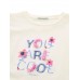 TOM TAILOR 1045152-12906 ΠΑΙΔΙΚΟ ΒΑΜΒΑΚΕΡΟ T.Shirt ΜΕ ΠΑΓΙΕΤΑ ΚΟΡΙΤΣΙ ΕΚΡΟΥ